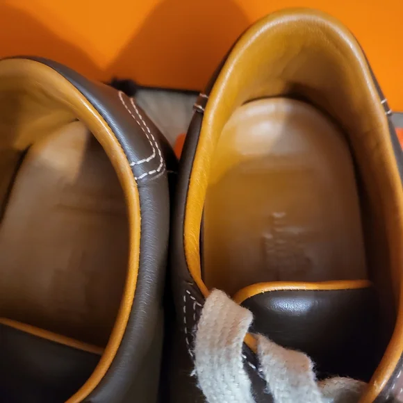 (SOLD)Authentic Hermes low top quicker sneaker brown - Picture 3 of 6